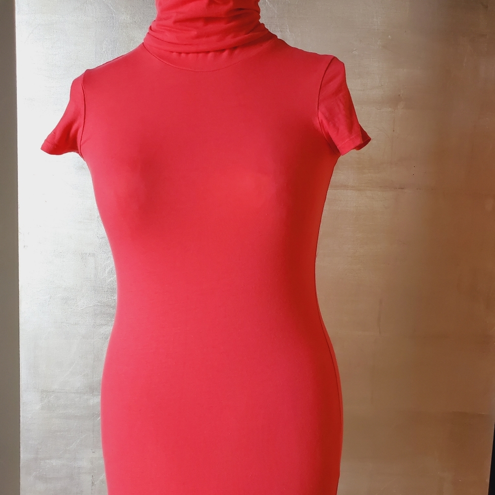 Theory cotton spandex s/s turtleneck